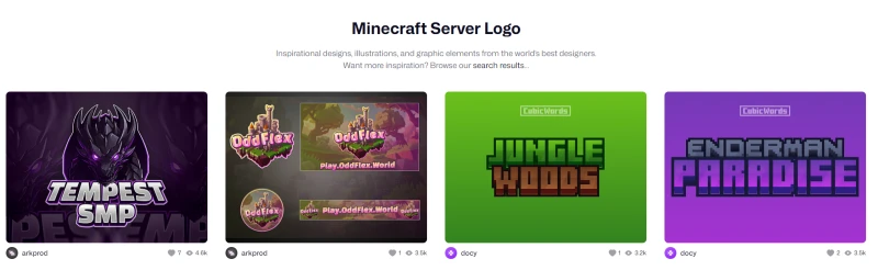 Dribbble Buy Minecraft Icons