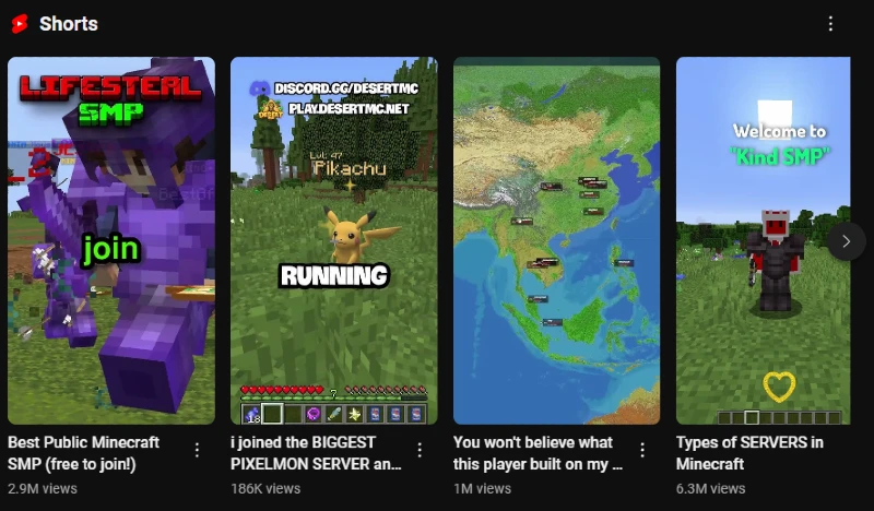 Advertise Minecraft Servers on YouTube